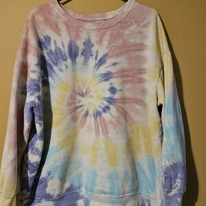Bluenotes Multicolor Tie-Dye Women's Sweater